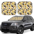 thumbnail image 1 of Gukieu Duck In Black Suit1 Print Car Windshield Sun Visor, Foldable Anti-UV Car Sun Visor Suitable for Vans, Trucks Car Accessories-Large, 1 of 6