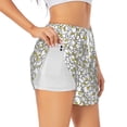 thumbnail image 1 of Gukieu Ducky Print Women's Sports Shorts with Drawstring Elastic Waistband for Running, Yoga, Fitness-Large, 1 of 7