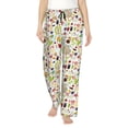 thumbnail image 1 of Gukieu Fall Animals Print Women's Home Trousers, with Pockets and Drawstring Pajamas, Home Pajamas, Sleepwear-Medium, 1 of 6