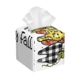thumbnail image 1 of Gukieu It'S Fall Y'All Print Leather Tissue Box, PVC Waterproof Velcro Opening and Closing Square Tissue Box Holder, Suitable for Home and Office Decoration, 1 of 7