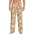 thumbnail image 1 of Gukieu Floral Strawberr Print Men's Home Trousers, Elastic Drawstring Home Pajamas Clothing Suitable for Adult Men-X-Large, 1 of 6