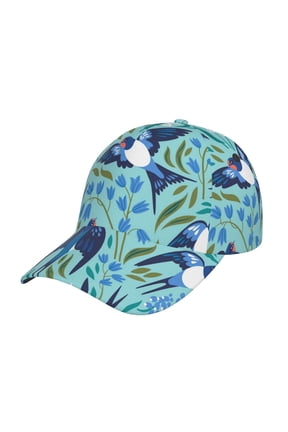 Flying Swallows Prin Baseball Cap, Adjustable Sweat-wicking Daily,Travel, Sports Cap, Unisex