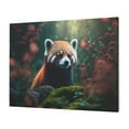 thumbnail image 1 of Gukieu Forest Plant Raccoon Print Horizontal Canvas Decorative Painting 12x16 Inch Shrinkage Resistant Frame Hanging Home Wall Art Decor, 1 of 6