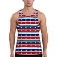 thumbnail image 1 of Gukieu Fourth Of July Print Men's Quick Dry Fitness Vest, Round Neck Sleeveless Fitness Bodybuilding Top-Medium, 1 of 7