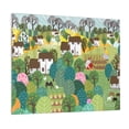 thumbnail image 1 of Gukieu Garden Farm Print Canvas Decorative Hanging Painting, Waterproof Art Wall Decoration with Frame, Suitable for Living Room, Bedroom, 1 of 6