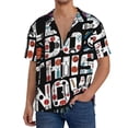 thumbnail image 1 of Gukieu Geometric Sports Energetic Burst Print Men's Short-sleeved Shirts, Button-down Pocket Shirts, T-shirts, Beach Vacation Travel Summer Clothing-X-Large, 1 of 5