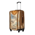 thumbnail image 1 of Gukieu Golden Drapes Pillars Clouds Print Suitcase Protective Cover, Elastic Zipper Buckle Suitcase Protective Cover, Suitable for Travel, Business Trip-Small, 1 of 7