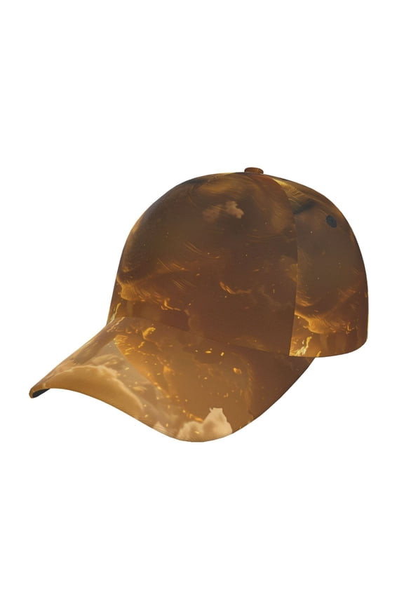 Golden Pig Cloud Fantasy Prin Baseball Cap, Adjustable Sweat-wicking Daily,Travel, Sports Cap, Unisex
