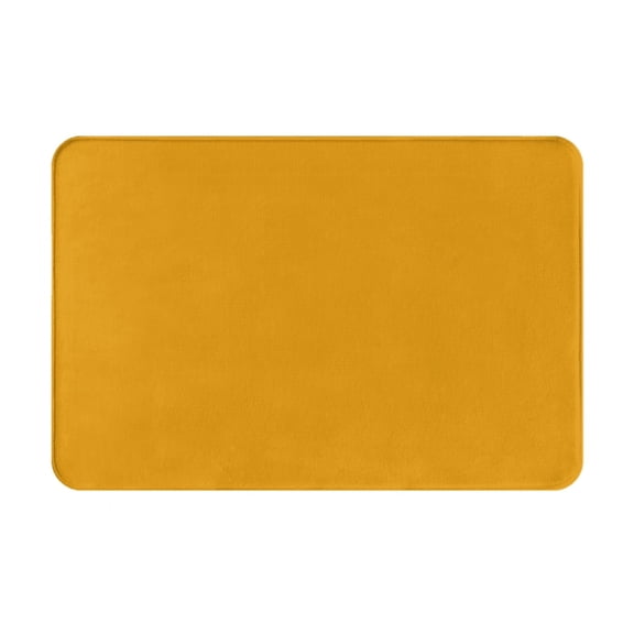 Gukieu Goldenrod Print Dust-proof Floor Mats, Water-absorbent and Non-slip Flannel Door Mats 16x24in, Home Decoration Suitable for Kitchen, Bathroom, Garage