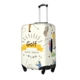 thumbnail image 1 of Gukieu Golf Icons And Golfer Print Suitcase Protective Cover, Elastic Zipper Buckle Suitcase Protective Cover, Suitable for Travel, Business Trip-Small, 1 of 7