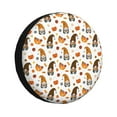 thumbnail image 1 of Gukieu Halloween Gnomes Print Car Tire Cover, Adjustable Waterproof and Dustproof Tire Protection Cover, Suitable for SUV, Truck, Van-17 inch, 1 of 6