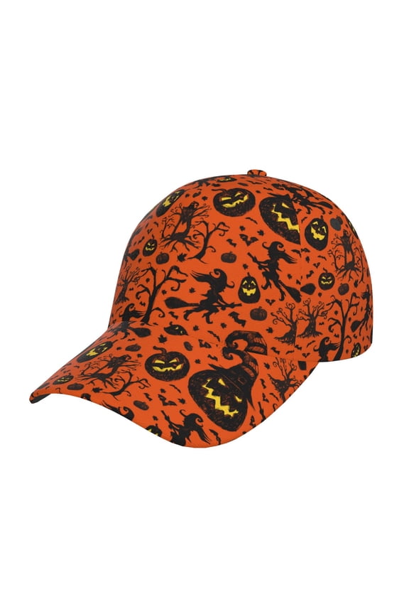 Halloween3 Prin Baseball Cap, Adjustable Sweat-wicking Daily,Travel, Sports Cap, Unisex