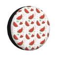 thumbnail image 1 of Gukieu Hand Drawn Watermelon Print Car Tire Cover, Adjustable Waterproof and Dustproof Tire Protection Cover, Suitable for SUV, Truck, Van-16 inch, 1 of 6