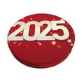 thumbnail image 1 of Gukieu Happy New 2025 Year Print Round Chair Cover, Dust-proof and Non-slip Bar Chair Protective Cover, Suitable for Bars, Restaurants, Offices-12 inch, 1 of 7