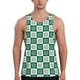 thumbnail image 1 of Gukieu Happy saint Patricks day Print Men's Quick Dry Fitness Vest, Round Neck Sleeveless Fitness Bodybuilding Top-X-Large, 1 of 7