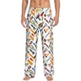 thumbnail image 1 of Gukieu Home construction tools Print Men's Home Trousers, Elastic Drawstring Home Pajamas Clothing Suitable for Adult Men-X-Large, 1 of 6