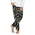 thumbnail image 1 of Gukieu Honey Bees at Night Print Youth Home Trousers, Elastic Waistband with Pockets for Home and Outing, Suitable for Children Aged 5-16-XS(5-6), 1 of 6