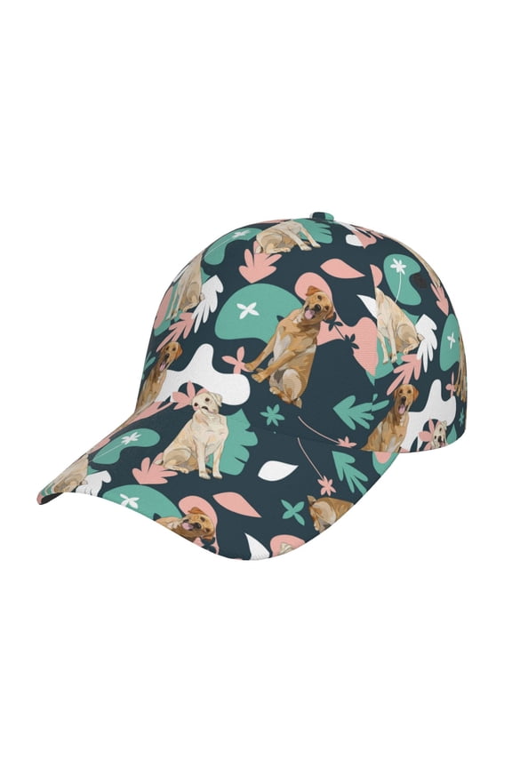 Labrador Retriever Dog Prin Baseball Cap, Adjustable Sweat-wicking Daily,Travel, Sports Cap, Unisex