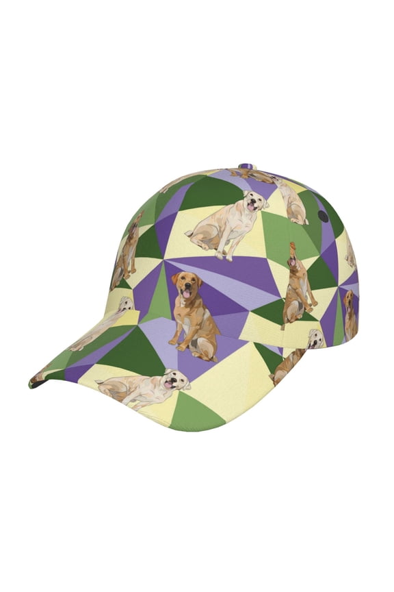 Labrador Retriever Dog Prin Baseball Cap, Adjustable Sweat-wicking Daily,Travel, Sports Cap, Unisex