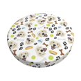 thumbnail image 1 of Gukieu Labrador Retriever Dog Print Round Chair Cover, Dust-proof and Non-slip Bar Chair Protective Cover, Suitable for Bars, Restaurants, Offices-13 inch, 1 of 7
