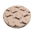 thumbnail image 1 of Gukieu Leopard Print Print Round Chair Cover, Dust-proof and Non-slip Bar Chair Protective Cover, Suitable for Bars, Restaurants, Offices-14 inch, 1 of 7