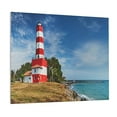 thumbnail image 1 of Gukieu Lighthous Print Canvas Decorative Hanging Painting, Waterproof Art Wall Decoration with Frame, Suitable for Living Room, Bedroom, 1 of 6