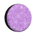 thumbnail image 1 of Gukieu Lilac Glittering Print Car Tire Cover, Adjustable Waterproof and Dustproof Tire Protection Cover, Suitable for SUV, Truck, Van-14 inch, 1 of 6