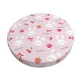 thumbnail image 1 of Gukieu Love Rabbit Print Round Chair Cover, Dust-proof and Non-slip Bar Chair Protective Cover, Suitable for Bars, Restaurants, Offices-13 inch, 1 of 7