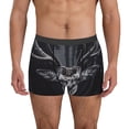 thumbnail image 1 of Gukieu Majestic Forest Stag Print Men's Boxer Briefs, High Elastic Moisture Wicking Boxer Briefs Underwear-Medium, 1 of 5
