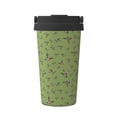 thumbnail image 1 of Gukieu Mallard Duck Print Insulated Coffee Cup, Portable Stainless Steel Vacuum Cup with Lid, Unisex, Suitable for Office, Cafe, Car, 1 of 8