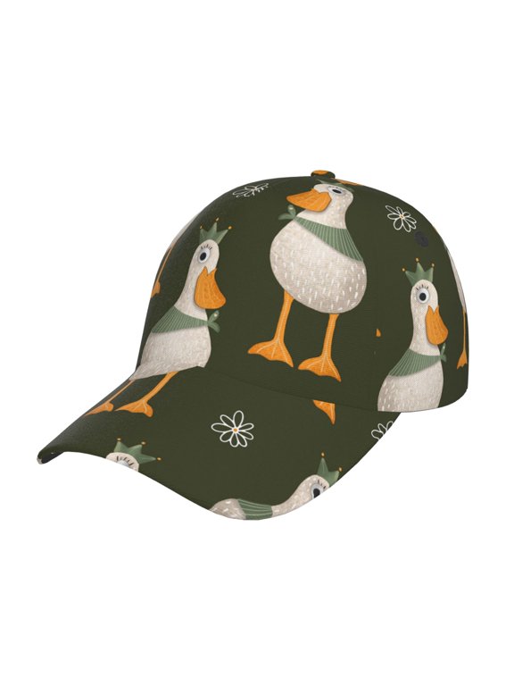 Mallard Ducks Wild Birds Prin Baseball Cap, Adjustable Sweat-wicking Daily,Travel, Sports Cap, Unisex