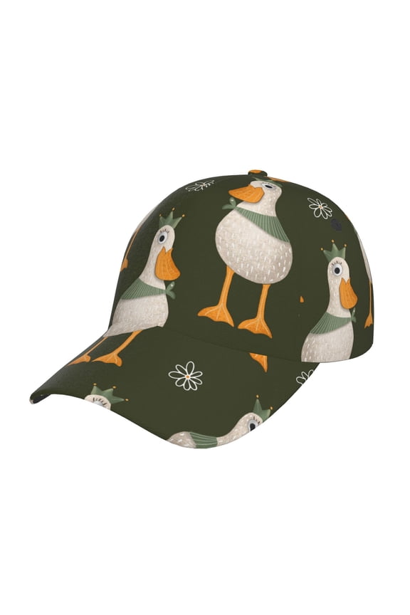 Mallard Ducks Wild Birds Prin Baseball Cap, Adjustable Sweat-wicking Daily,Travel, Sports Cap, Unisex