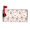 thumbnail image 1 of Gukieu Milk Tea Print Magnetic Mailbox Cover, Sun-proof and Waterproof Home Yard Mailbox Cover-21x18 in, 1 of 8