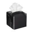 thumbnail image 1 of Gukieu Monochrome Giraffe Expression Print Leather Tissue Box, PVC Waterproof Velcro Opening and Closing Square Tissue Box Holder, Suitable for Home and Office Decoration, 1 of 7