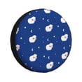 thumbnail image 1 of Gukieu Moon Lamb Print Car Tire Cover, Adjustable Waterproof and Dustproof Tire Protection Cover, Suitable for SUV, Truck, Van-16 inch, 1 of 6