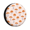 thumbnail image 1 of Gukieu Mushrooms Print Car Tire Cover, Adjustable Waterproof and Dustproof Tire Protection Cover, Suitable for SUV, Truck, Van-14 inch, 1 of 6