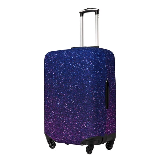Gukieu Neon Glitter Print Suitcase Protective Cover, Elastic Zipper Buckle Suitcase Protective Cover, Suitable for Travel, Business Trip-X-Large