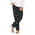 thumbnail image 1 of Gukieu New Year Print Youth Home Trousers, Elastic Waistband with Pockets for Home and Outing, Suitable for Children Aged 5-16-Large, 1 of 6
