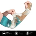 thumbnail image 1 of Gukieu Ocean Wave Crash for Adult Ice Silk Sun Protection Arm Sleeves, Moisture Wicking, UV Protection Outdoor Sports Arm Sleeves, Unisex, 1 of 6