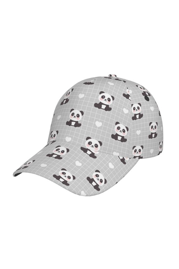 Panda Bear Prin Baseball Cap, Adjustable Sweat-wicking Daily,Travel, Sports Cap, Unisex