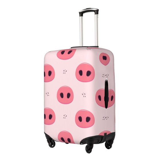 Gukieu Pig Noses Print Suitcase Protective Cover, Elastic Zipper Buckle Suitcase Protective Cover, Suitable for Travel, Business Trip-Small