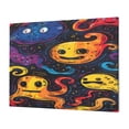 thumbnail image 1 of Gukieu Playful Ghosts Night Sky Print Horizontal Canvas Decorative Painting 12x16 Inch Shrinkage Resistant Frame Hanging Home Wall Art Decor, 1 of 6