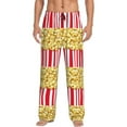 thumbnail image 1 of Gukieu Popcorn Print Men's Home Trousers, Elastic Drawstring Home Pajamas Clothing Suitable for Adult Men-XX-Large, 1 of 6