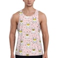 thumbnail image 1 of Gukieu Queen For Rabbit Print Men's Quick Dry Fitness Vest, Round Neck Sleeveless Fitness Bodybuilding Top-4X-Large, 1 of 7