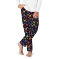 thumbnail image 1 of Gukieu Rainbow Butterfly Print Youth Home Trousers, Elastic Waistband with Pockets for Home and Outing, Suitable for Children Aged 5-16-Large, 1 of 6