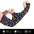 thumbnail image 1 of Gukieu Rainbow Butterfly for Adult Ice Silk Sun Protection Arm Sleeves, Moisture Wicking, UV Protection Outdoor Sports Arm Sleeves, Unisex, 1 of 6