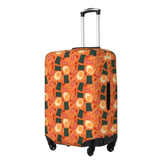 Gukieu Ramen Noodle Soup Print Suitcase Protective Cover, Elastic Zipper Buckle Suitcase Protective Cover, Suitable for Travel, Business Trip-Large