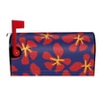 thumbnail image 1 of Gukieu Red Floral Print Magnetic Mailbox Cover, Sun-proof and Waterproof Home Yard Mailbox Cover-21x18 in, 1 of 8
