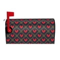 thumbnail image 1 of Gukieu Red Rooster Print Magnetic Mailbox Cover, Sun-proof and Waterproof Home Yard Mailbox Cover-21x18 in, 1 of 8