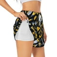 thumbnail image 1 of Gukieu Repair tools Print Women's Sports Shorts with Drawstring Elastic Waistband for Running, Yoga, Fitness-Large, 1 of 7